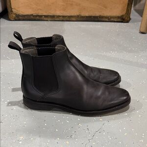 Sperry Gold Cup Black Leather Chelsea Boots